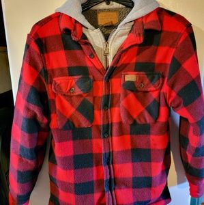 buffalo plaid fleece coat (large)Mountain Ridge.